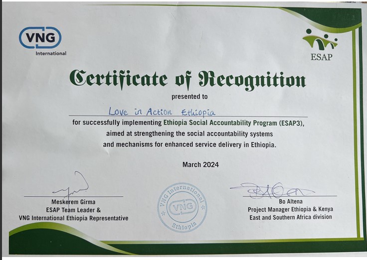 VGN & ESAP RECOGNITION AWARD 2024